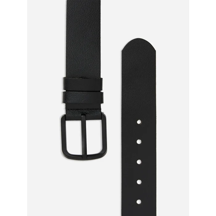 LCW ACCESSORIES Siyah Hakiki Deri Erkek Kemer