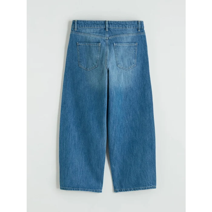 LCW Jeans İndigo Barrel Fit Kadın Jean Pantolon