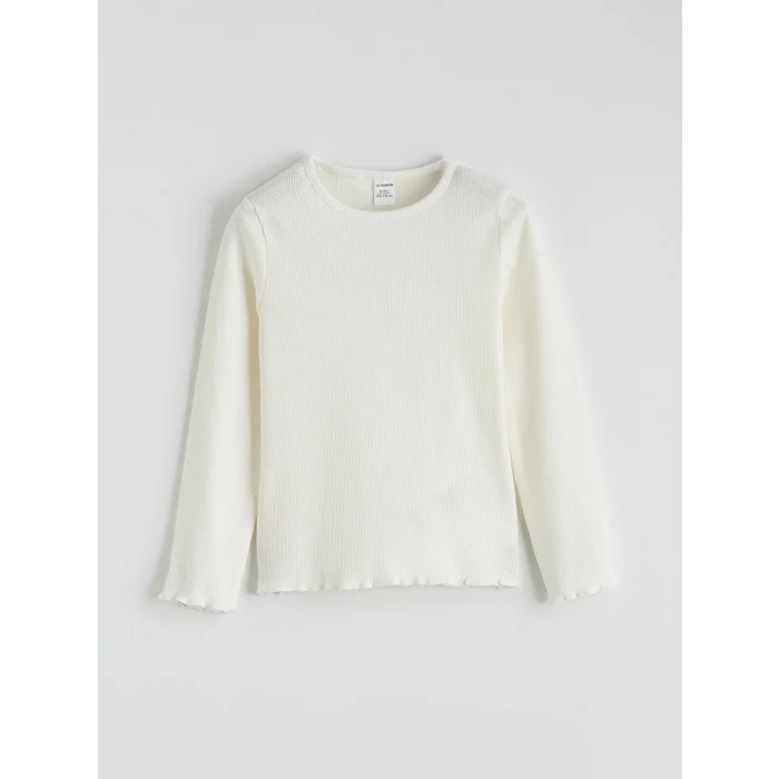 LCW Kids Kahverengi Kız Çocuk Jile Elbise ve Uzun Kollu Tişört