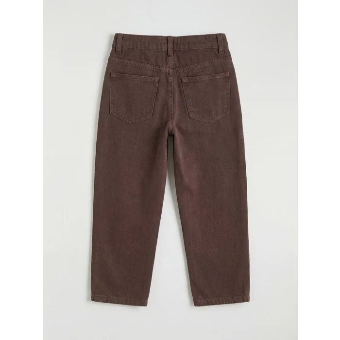 LCW Kids Kahverengi Baggy Fit Erkek Çocuk Pantolon