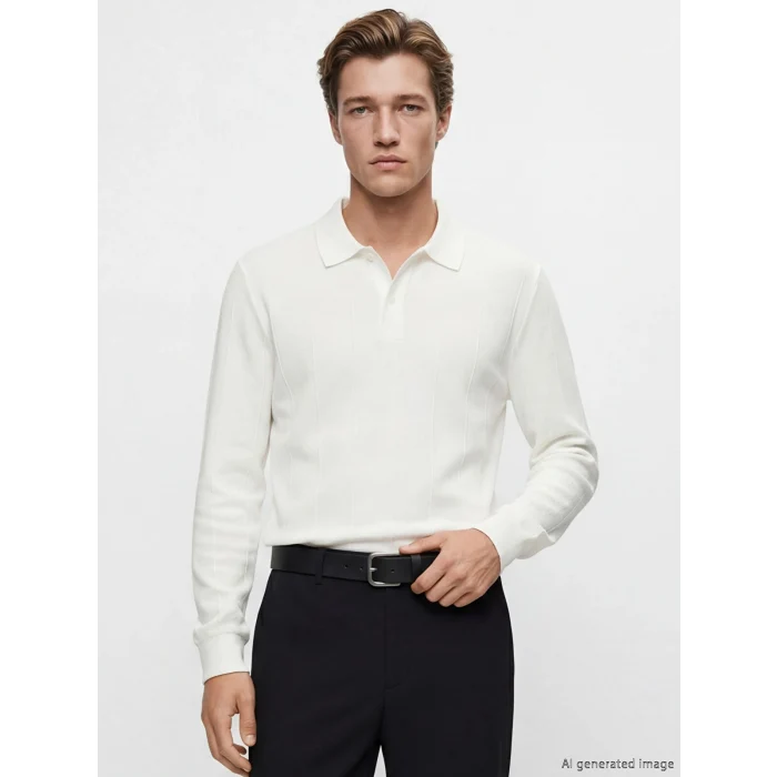 LCW ACCESSORIES Siyah Deri Görünümlü Erkek Kemer