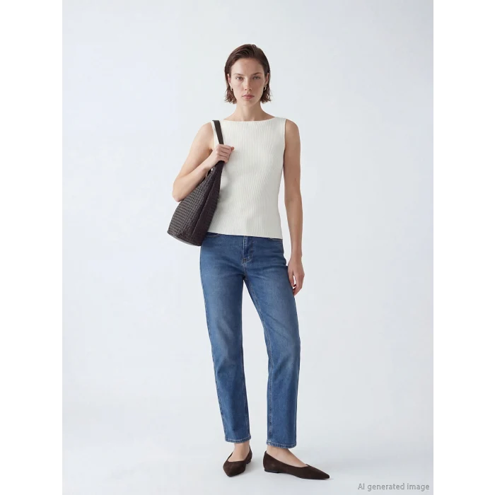 LCW Jeans İndigo Slim Fit Kadın Jean Pantolon