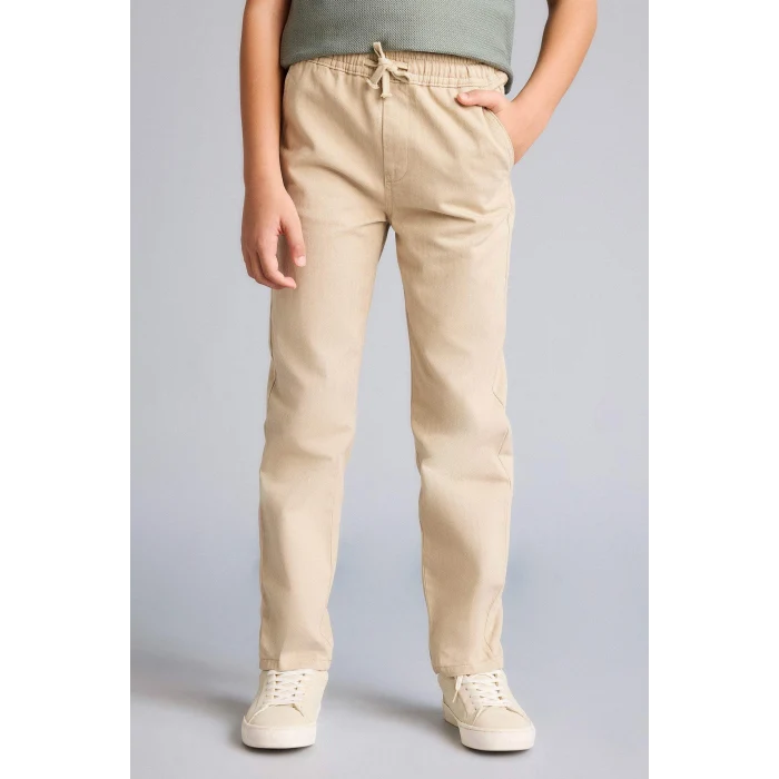 Defacto G6734A8BG716 Bej Gabardin Pantolon Erkek Çocuk