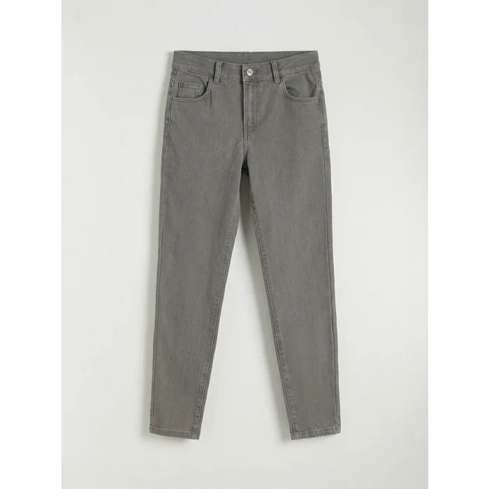 LCW Kids Gri Süper Skinny Fit Erkek Çocuk Jean Pantolon