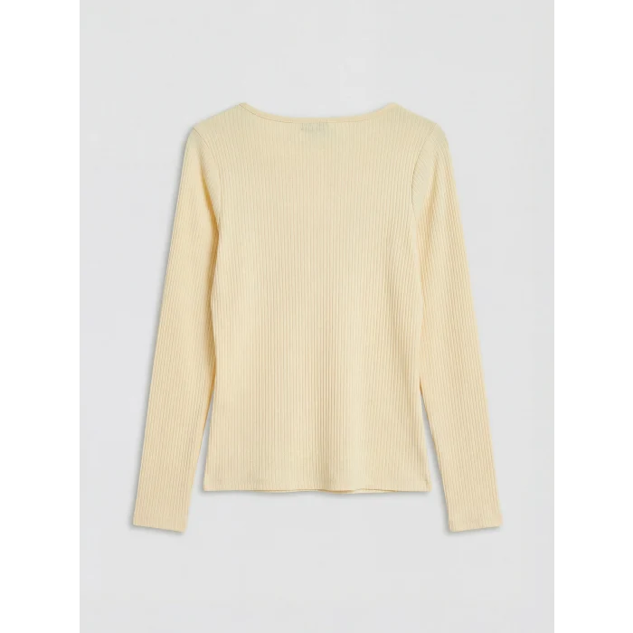 LCW EVERYDAY Bej Bisiklet Yaka Kadın Body