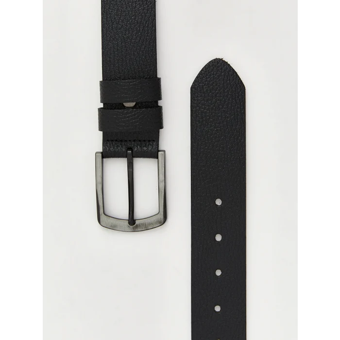LCW ACCESSORIES Siyah Hakiki Deri Erkek Kemer