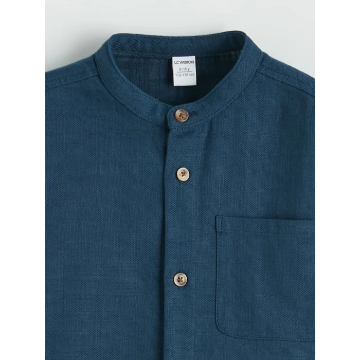 LCW Kids İndigo Hakim Yaka Erkek Çocuk Gömlek