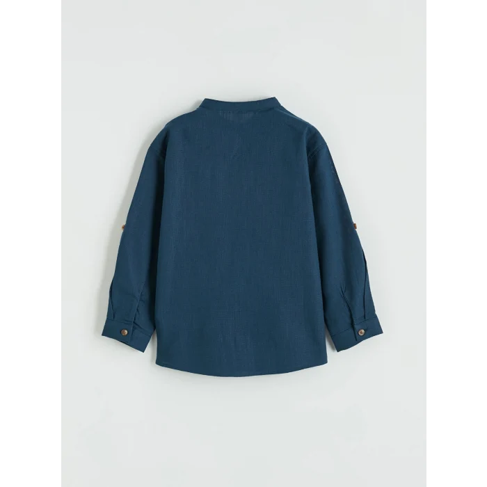 LCW Kids İndigo Hakim Yaka Erkek Çocuk Gömlek