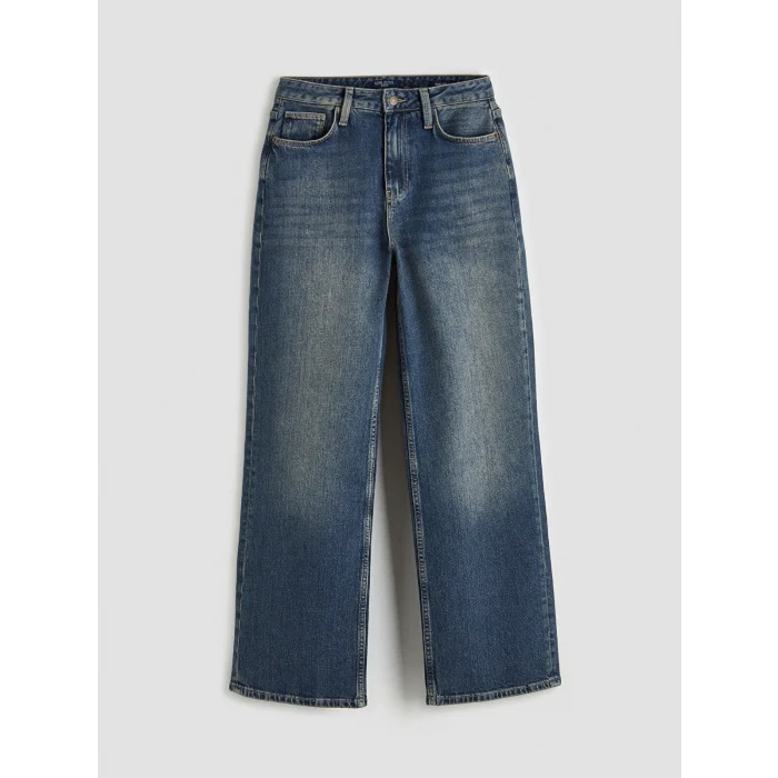 LCW Jeans İndigo Wideleg Kadın Jean Pantolon