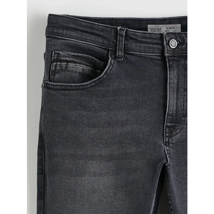 LCW Jeans Antrasit 750 Slim Fit Erkek Jean Pantolon