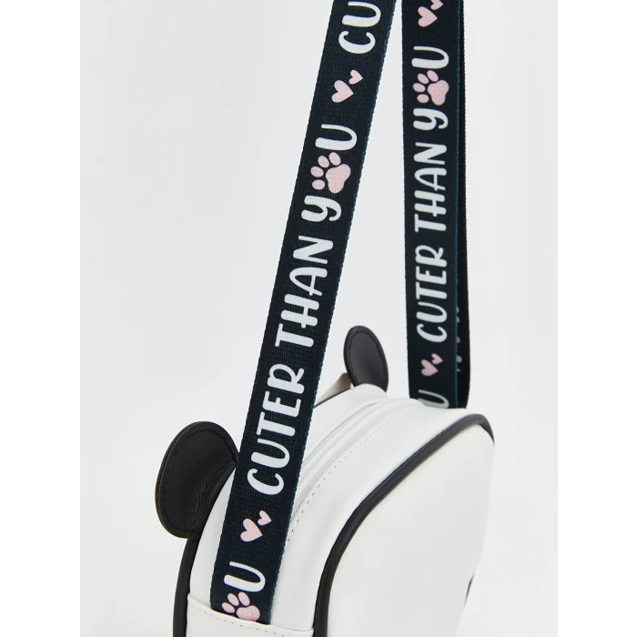 LCW ACCESSORIES Beyaz Hayvan Figürlü Kız Çocuk Beslenme Çantası