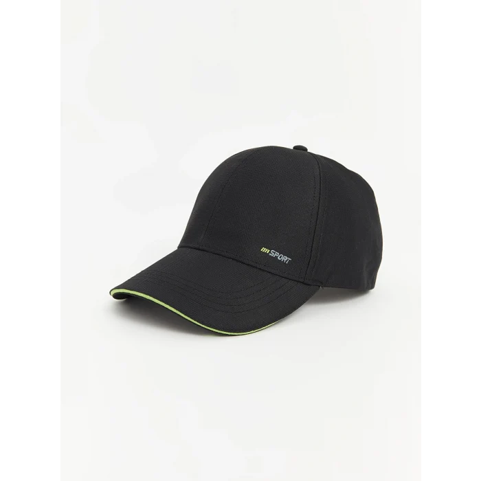 LCW ACCESSORIES Siyah Nakışlı Erkek Kep Şapka