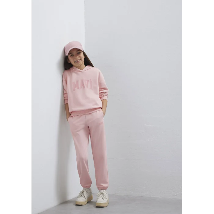 Mavi 7010041-71007 Mavi Logo Baskılı Pembe Eşofman Altı