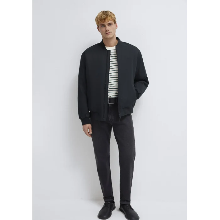 Mavi 0110774-71379 Mavi Logo Nakışlı Siyah Ceket