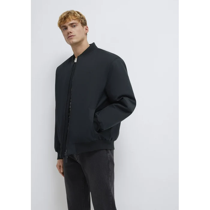 Mavi 0110774-71379 Mavi Logo Nakışlı Siyah Ceket