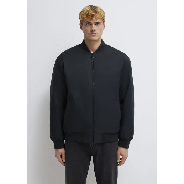 Mavi 0110774-71379 Mavi Logo Nakışlı Siyah Ceket