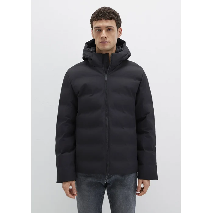 Mavi 0110652-71379 Kapüşonlu Siyah Şişme Mont