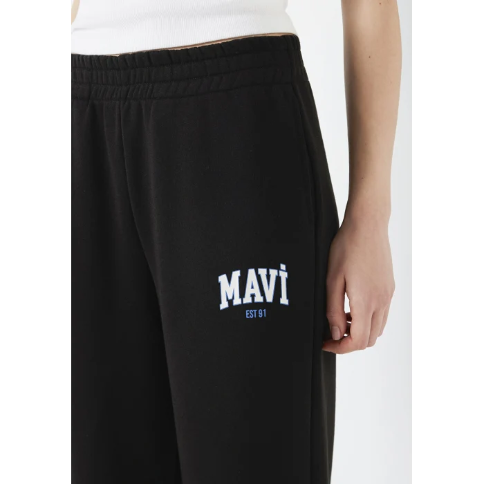 Mavi 1010757-900 Mavi Logo Baskılı Siyah Eşofman Altı