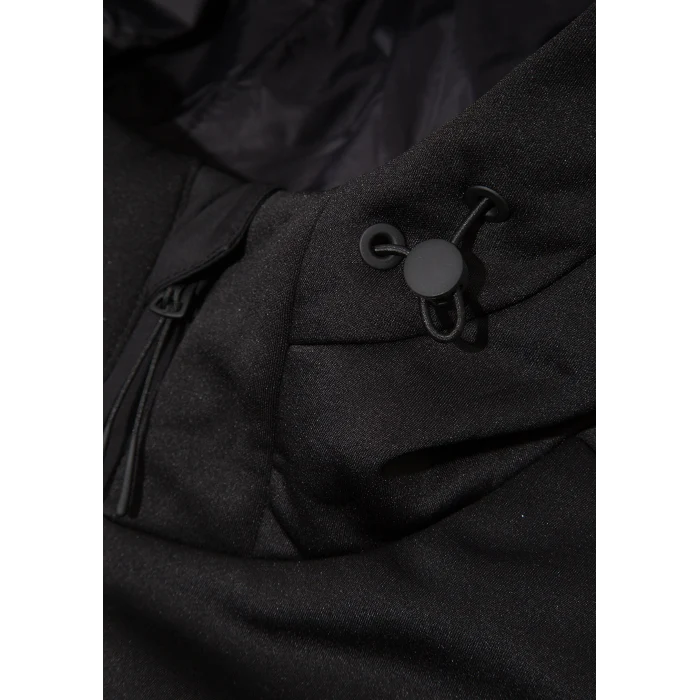 Mavi 0110786-71379 Kapüşonlu Siyah Şişme Yelek