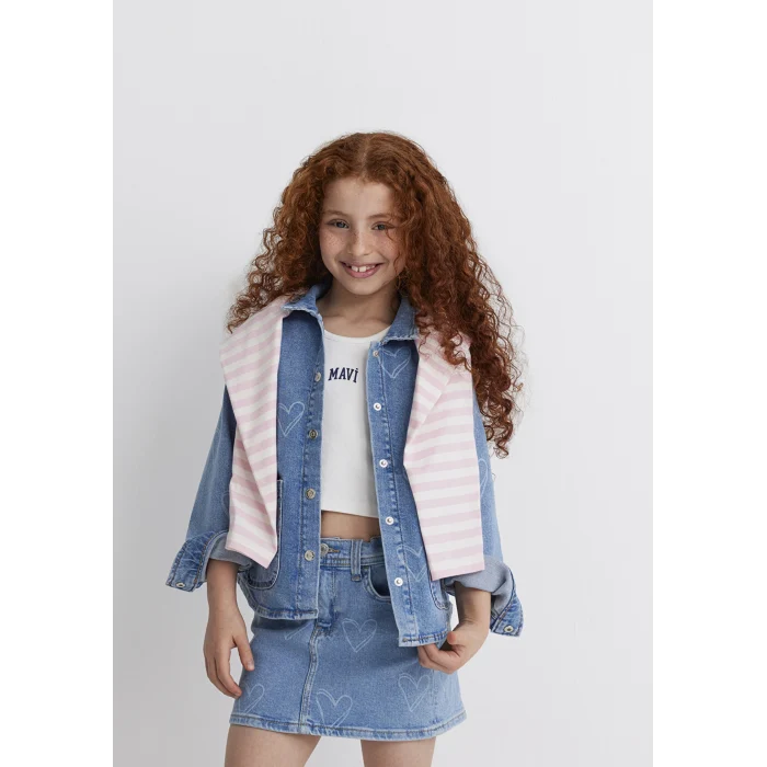 Mavi 7210002-89486 Lullu Açık Mavi Jean Gömlek