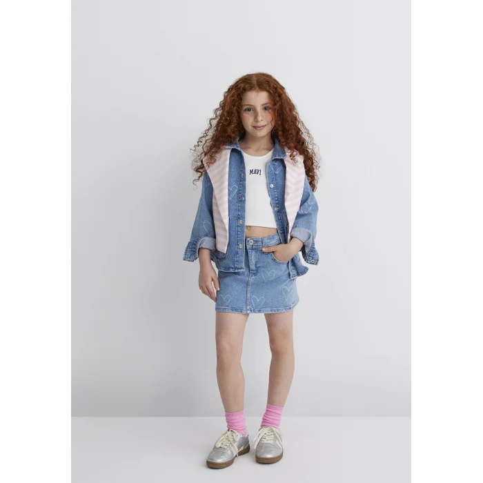 Mavi 7210002-89486 Lullu Açık Mavi Jean Gömlek