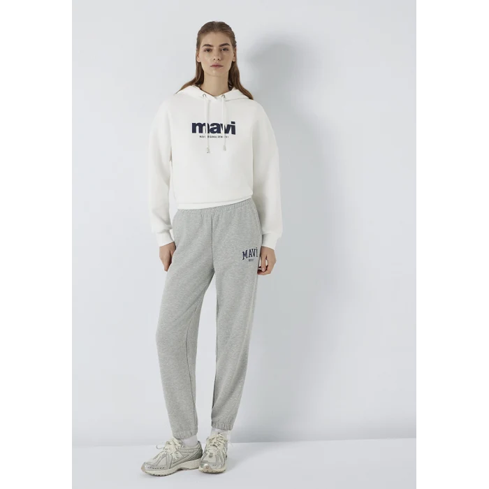 Mavi 1010757-82816 Mavi Logo Baskılı Gri Eşofman Altı