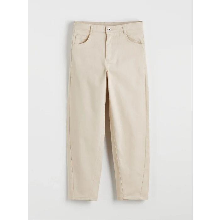 LCW Kids Bej Regular Fit Erkek Çocuk Gabardin Pantolon