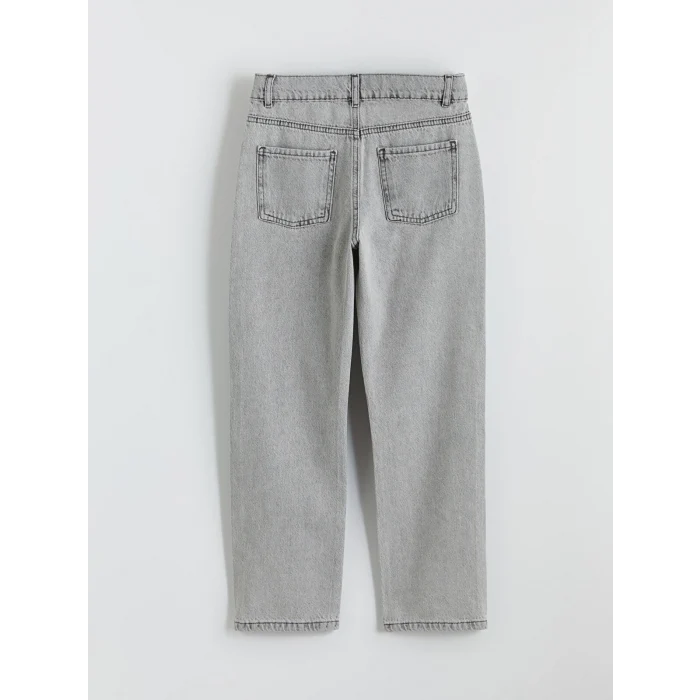 LCW Kids Gri Loose Fit Erkek Çocuk Jean Pantolon