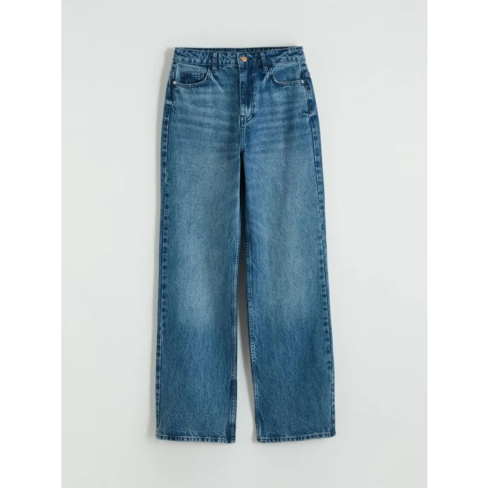 LCW Jeans İndigo Straight Fit Kadın Jean Pantolon