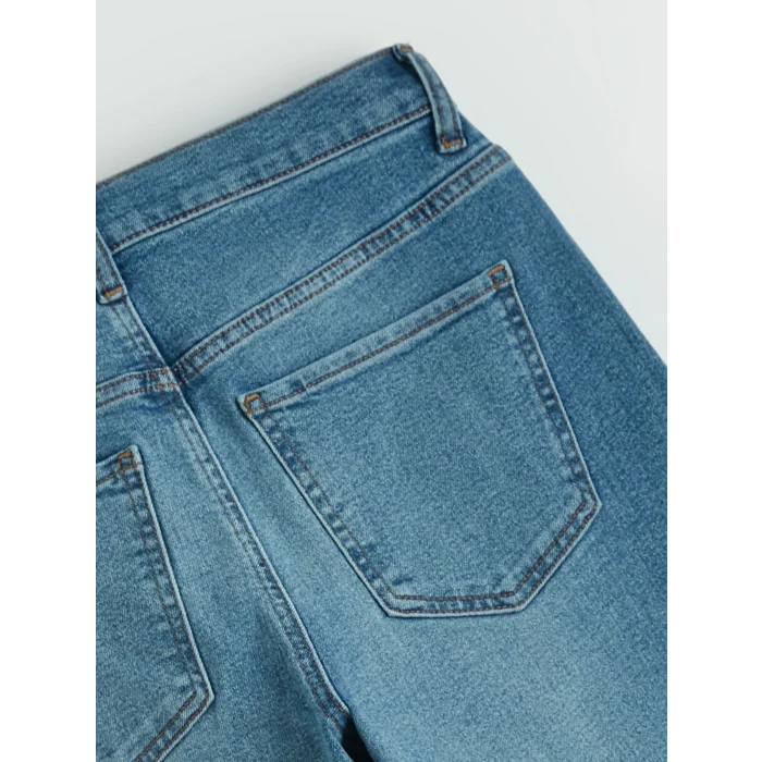 LCW Jeans İndigo Wideleg Kadın Jean Pantolon_BilgiişemDüzeltecek