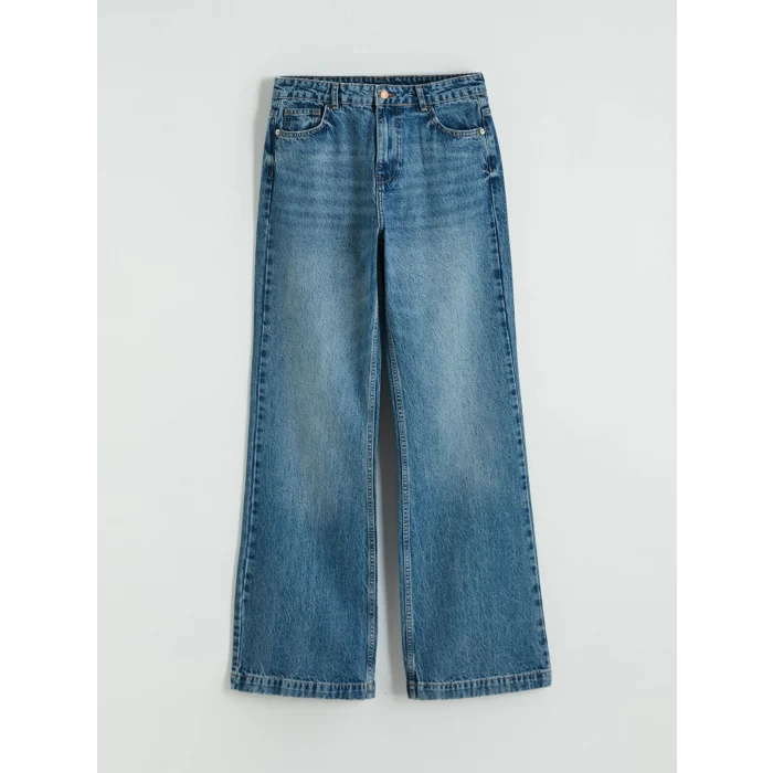 LCW Jeans İndigo Flare Kadın Jean Pantolon