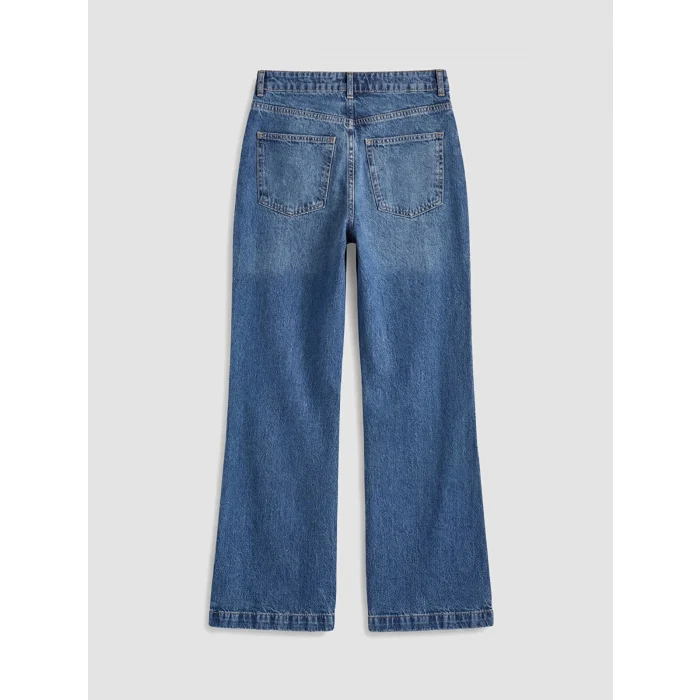 LCW Jeans İndigo Flare Kadın Jean Pantolon