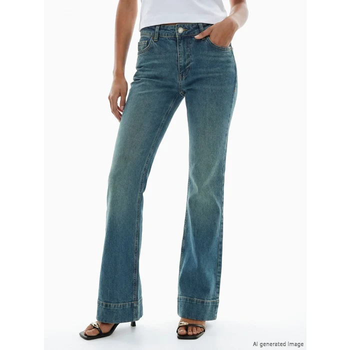 LCW Jeans İndigo Flare Kadın Jean Pantolon