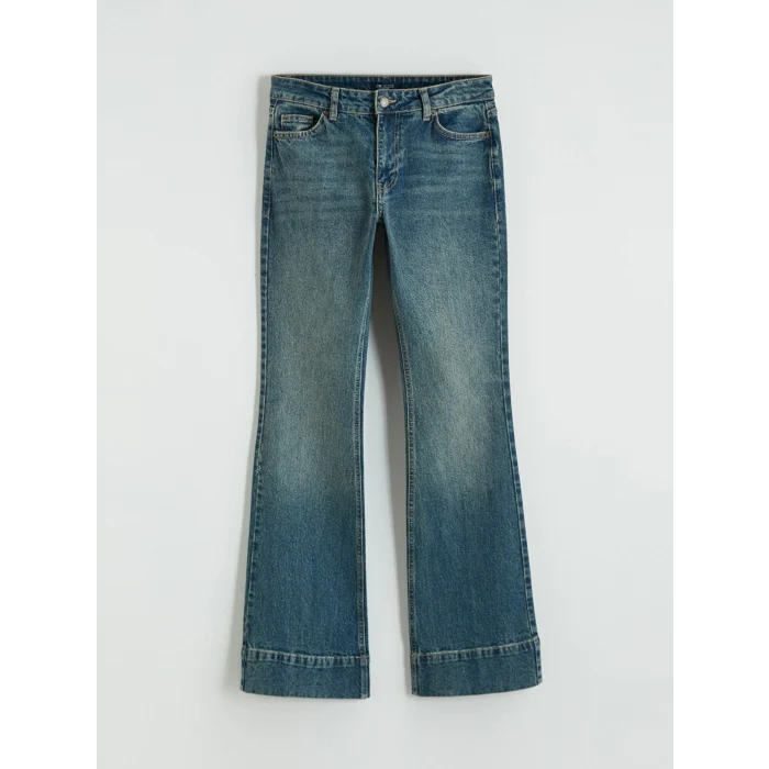 LCW Jeans İndigo Flare Kadın Jean Pantolon