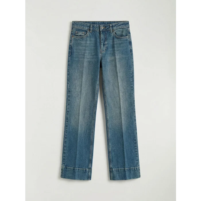 LCW Jeans İndigo Flare Kadın Jean Pantolon