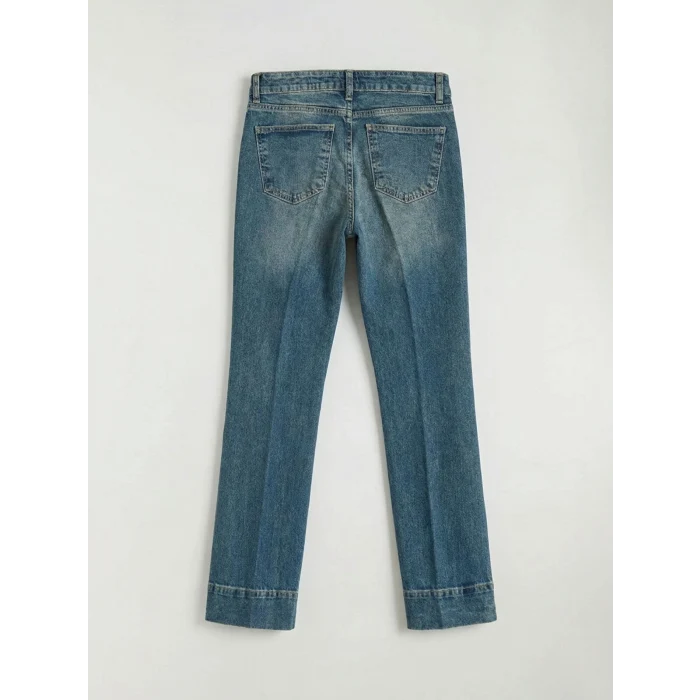 LCW Jeans İndigo Flare Kadın Jean Pantolon