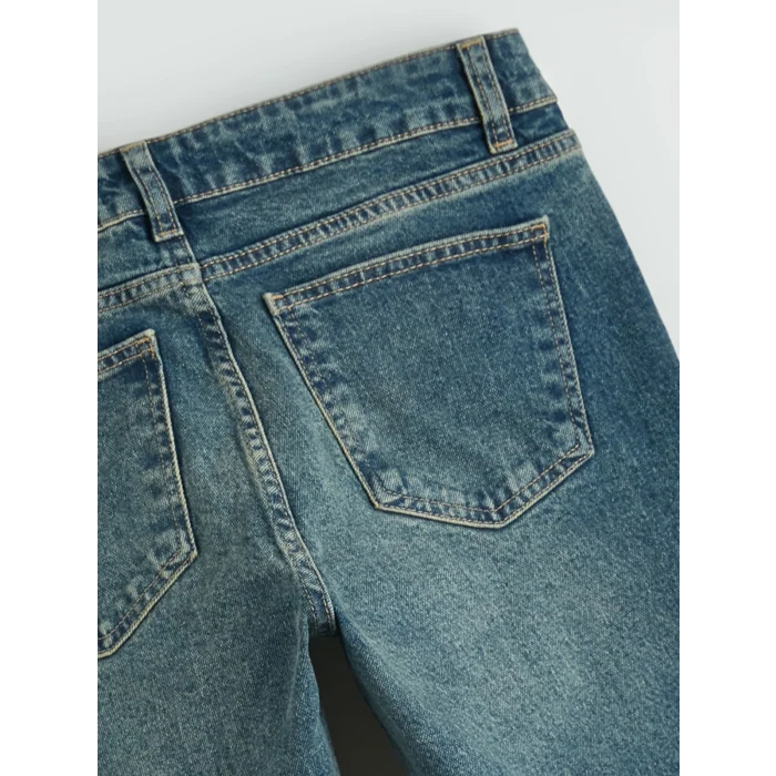 LCW Jeans İndigo Flare Kadın Jean Pantolon