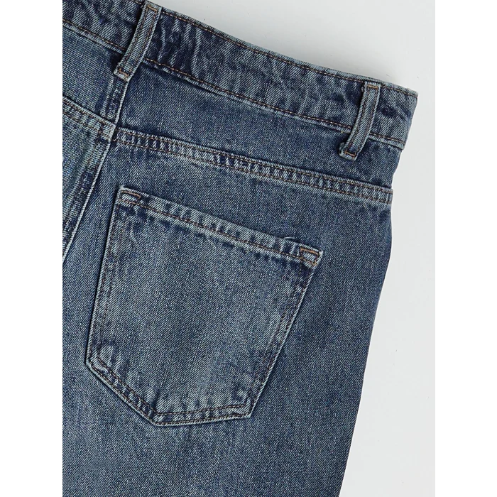 LCW Jeans İndigo Wideleg Kadın Jean Pantolon