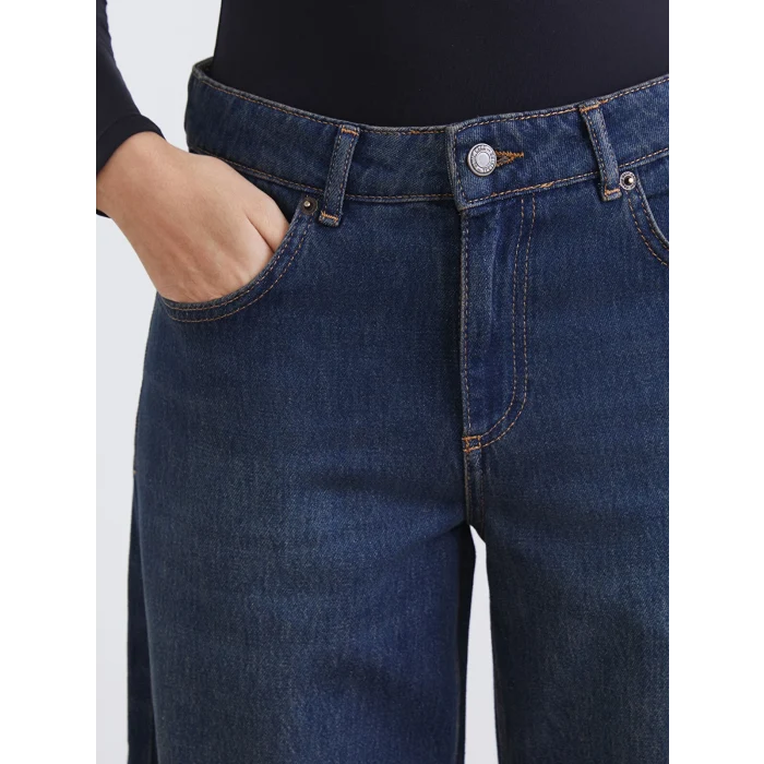 LCW Jeans İndigo Balloon Fit Kadın Jean Pantolon