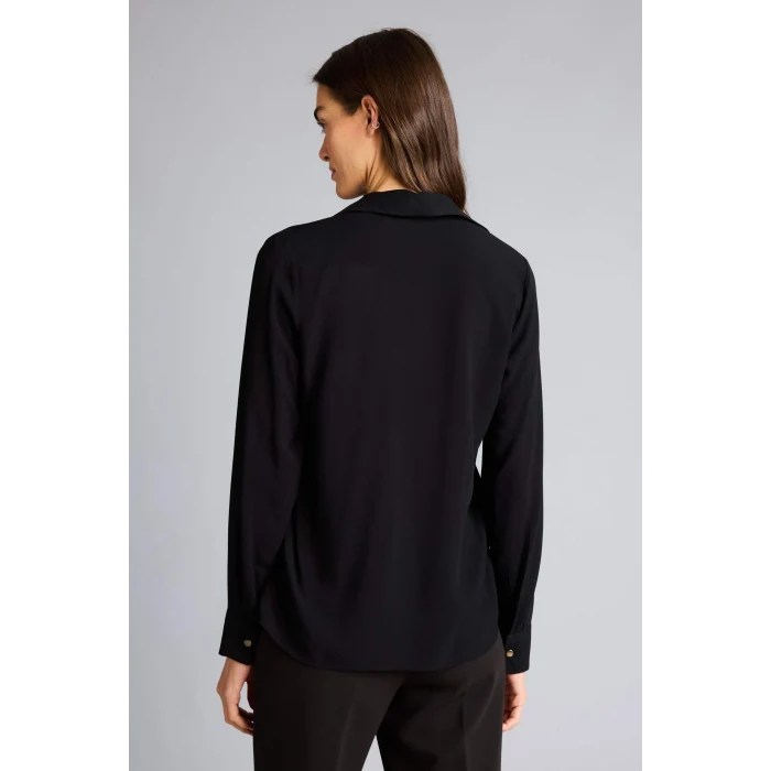 Defacto Z6472AZBK81 Siyah Basıc Gömlek