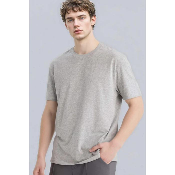 Defacto V7699AZGR210 Gri %100 Pamuk Basic Tişört