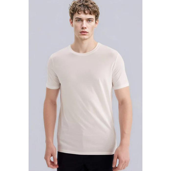 Defacto M6606AZWT34 Beyaz Slim Fit Tişört