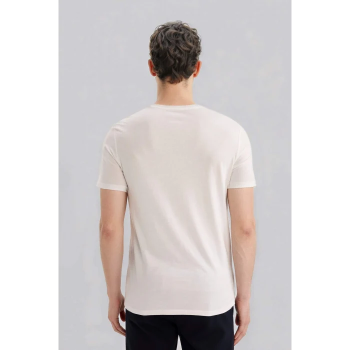 Defacto M6606AZWT34 Beyaz Slim Fit Tişört