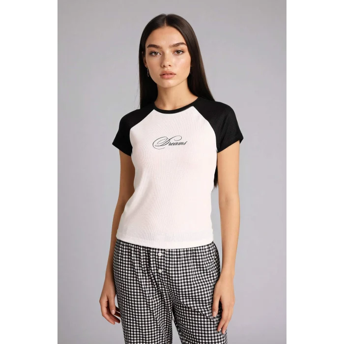 Defacto G8522AXBK81 Siyah Pijama Takımı Üst Kareli Alt