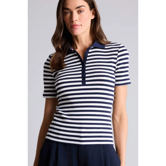 Defacto G8733AXNV251 Lacivert Slım Fıt Polo Yaka Kısa Kollu Polo Tişört