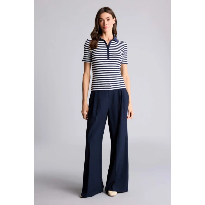 Defacto G8733AXNV251 Lacivert Slım Fıt Polo Yaka Kısa Kollu Polo Tişört