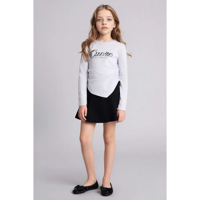 Defacto E2648A8BK27 Siyah Gabardin Etek Kız Çocuk