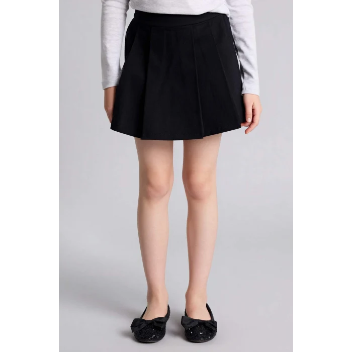 Defacto E2648A8BK27 Siyah Gabardin Etek Kız Çocuk