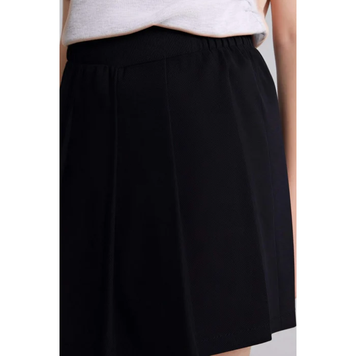 Defacto E2648A8BK27 Siyah Gabardin Etek Kız Çocuk