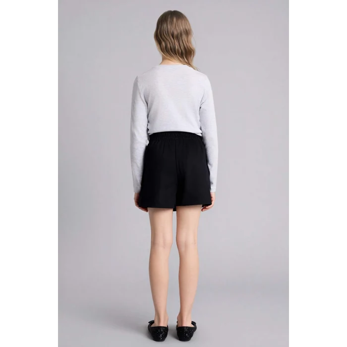 Defacto E2648A8BK27 Siyah Gabardin Etek Kız Çocuk